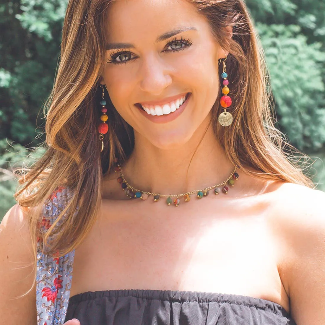Aasha Beads Collar Necklace