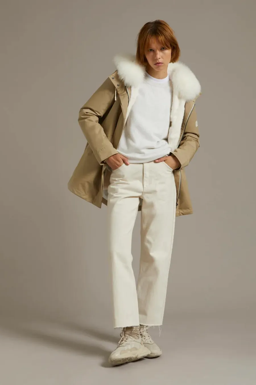 Army Parka 72cm Sable/Ivory