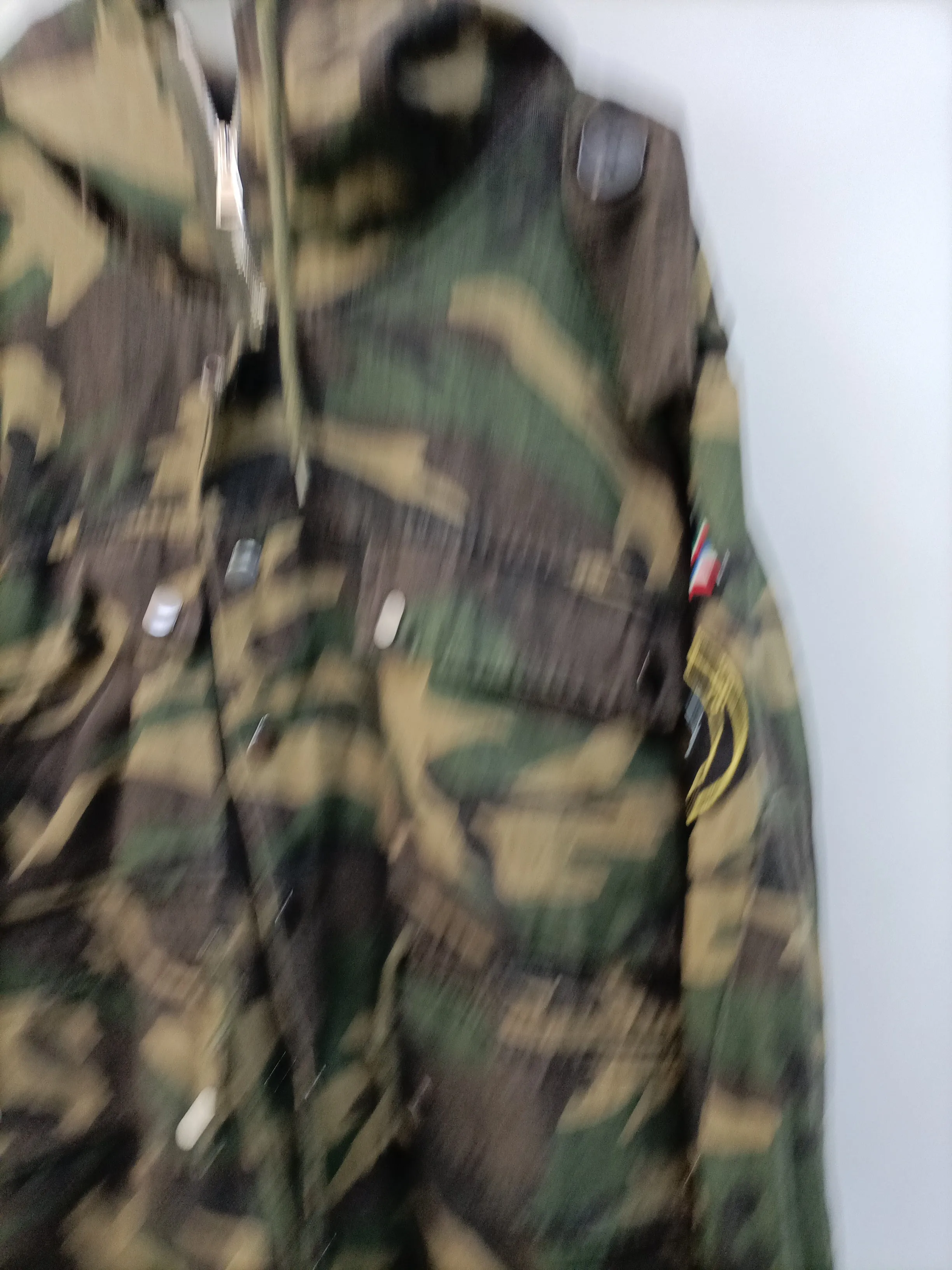 BDBA. Parka fina camuflaje T.38