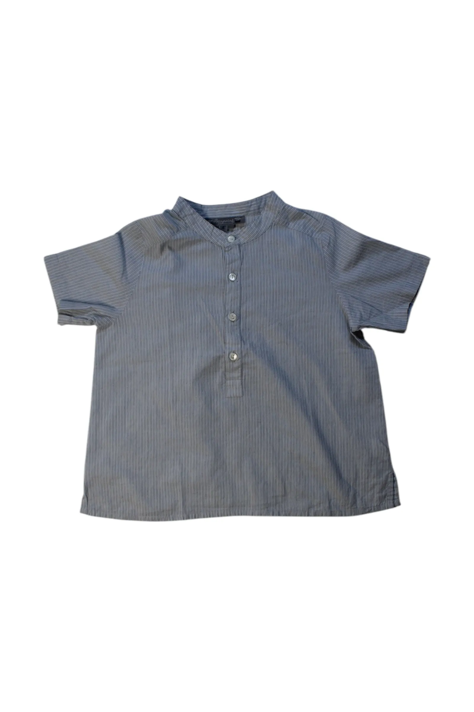Bonpoint Mandarin Collar Shirt 4T