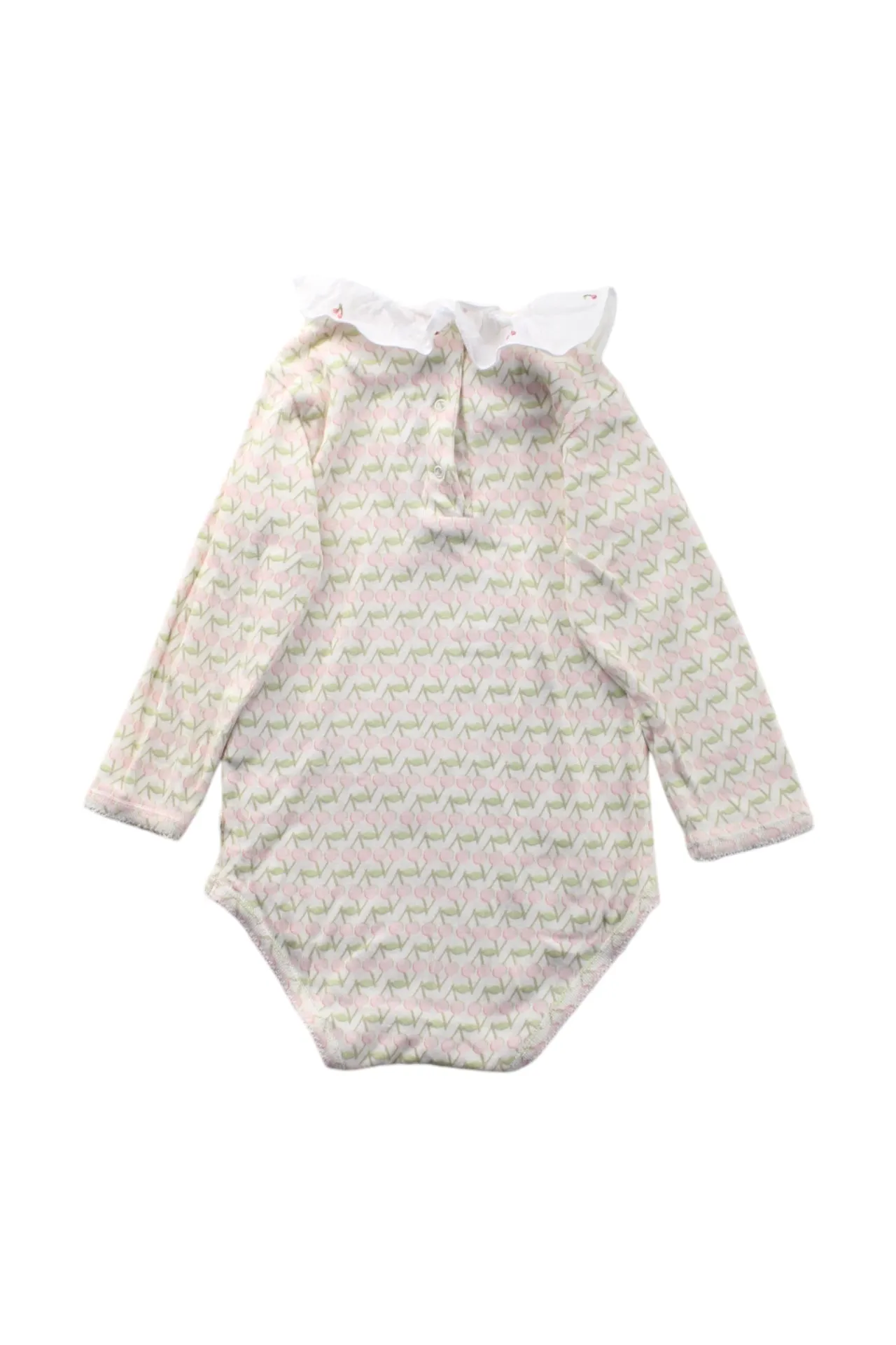 Bonpoint Ruffled Collar Bodysuit 12-18M