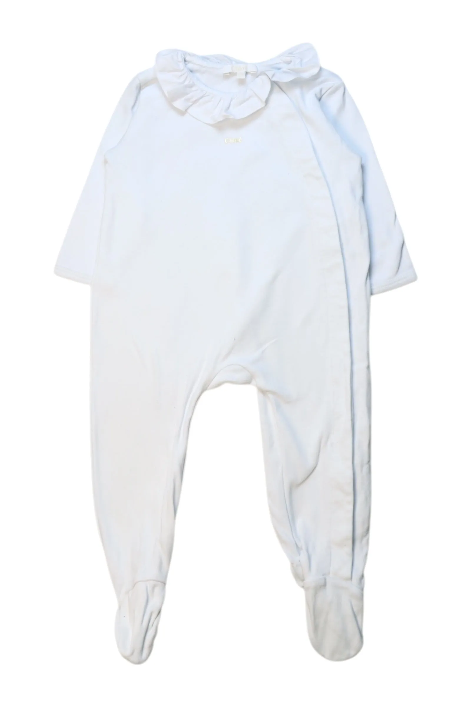 Chloe Ruffled Collar Onesie 6-12M