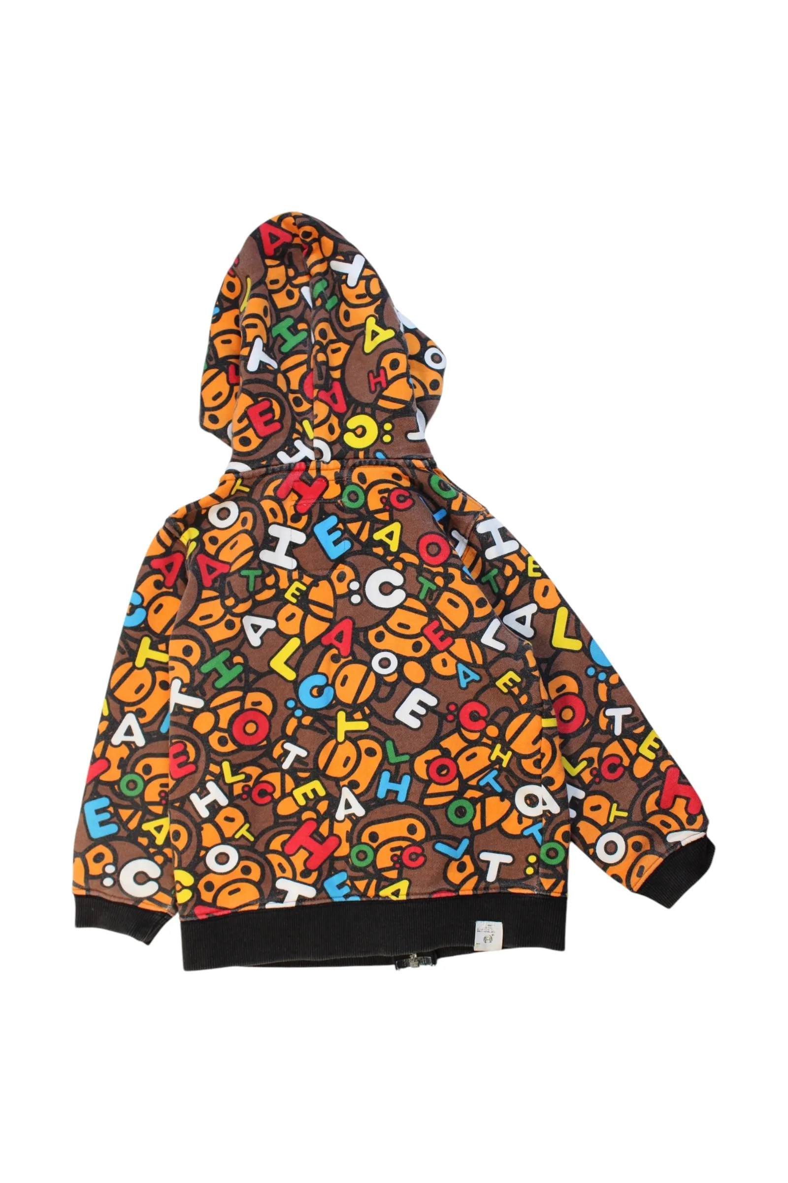 :CHOCOOLATE AAPE By A Bathing Ape Hooded Zippered Sweatshirt 2T