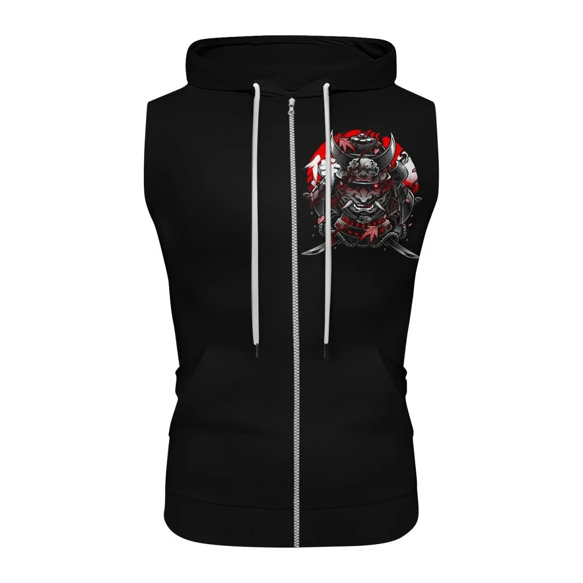 Devil Shogun Sleeveless Pullover & Zip Hoodie
