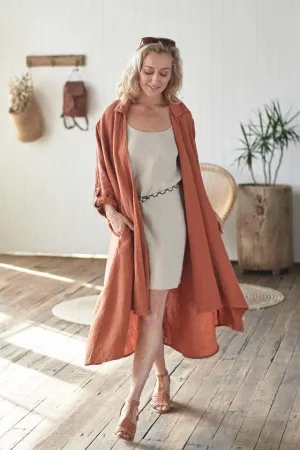Dress Linen Slip Natural