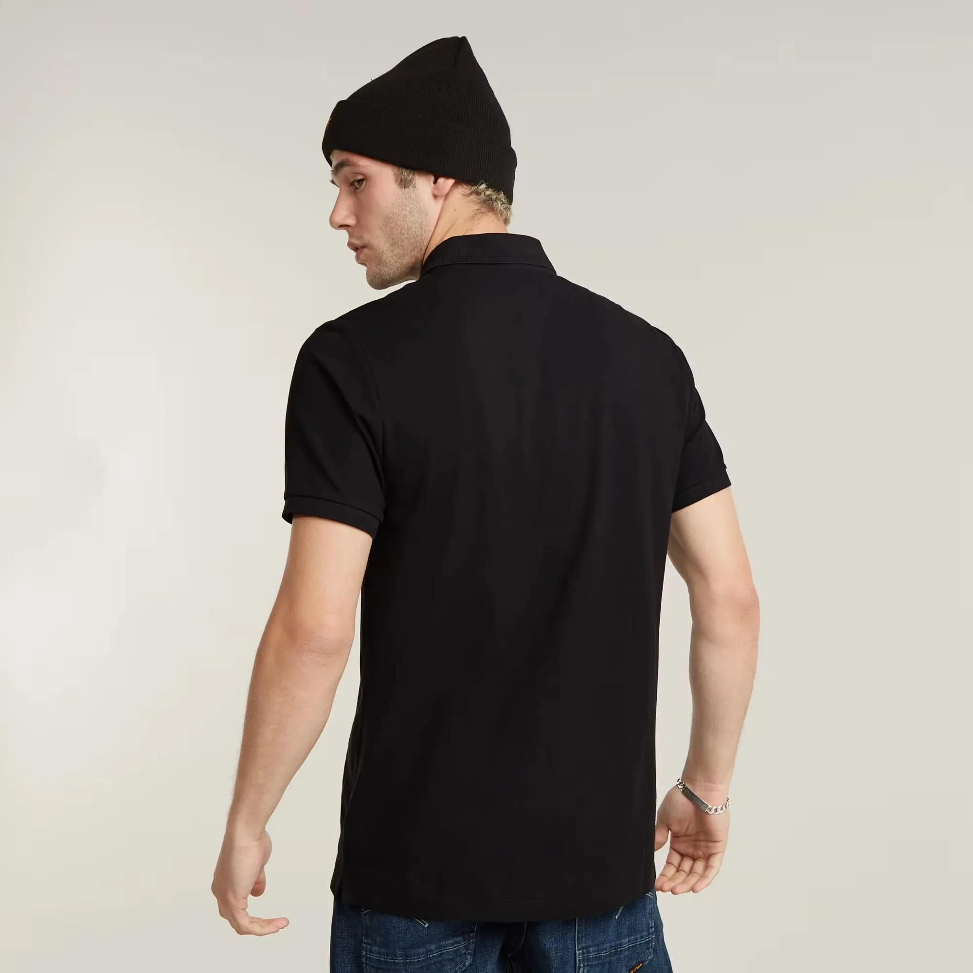 Dunda Slim Polo (Black) - D11595-5864-6484
