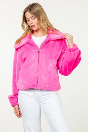 FAUX FUR JACKET