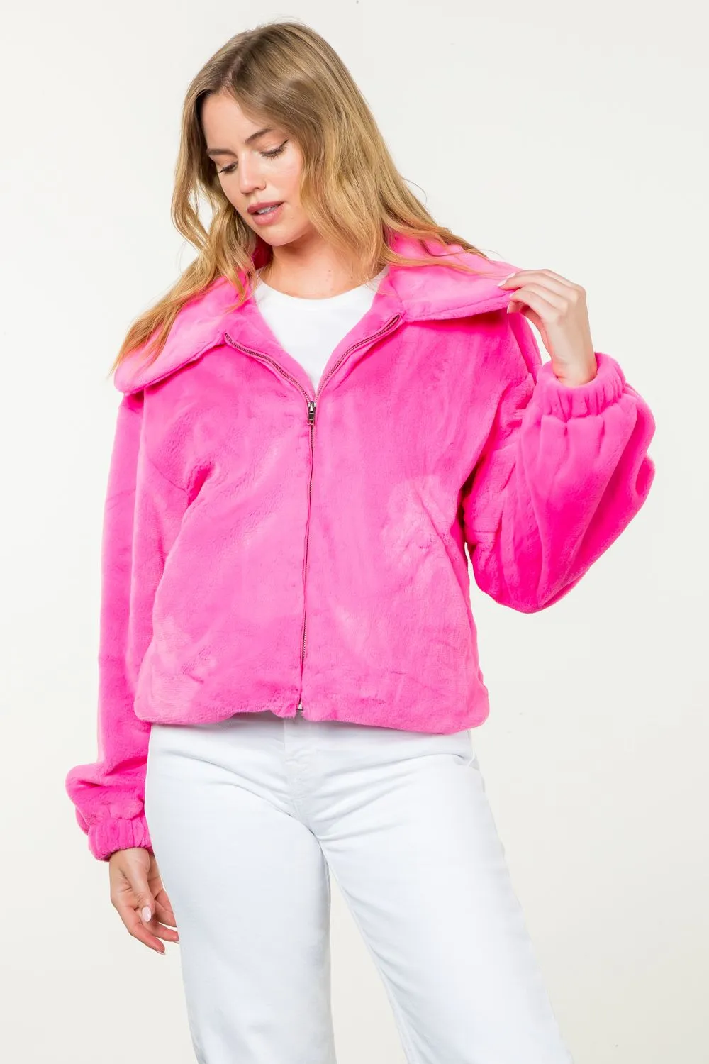 FAUX FUR JACKET