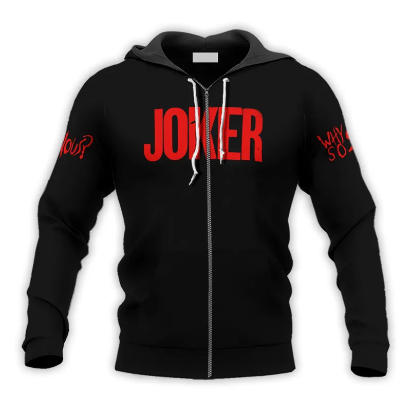 Joker HaHaHa Why So Serious Hoodie & Zip Hoodie