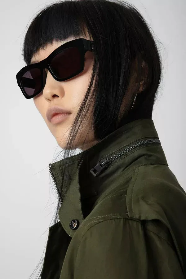 Kayaka Lyocell Military Jacket Wakame