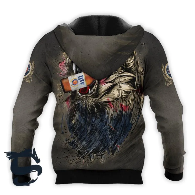 The Roaring Lion Miller Lite Hoodie & Zip Hoodie