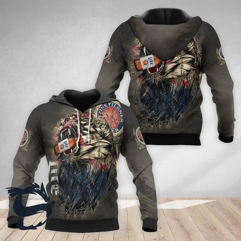 The Roaring Lion Miller Lite Hoodie & Zip Hoodie