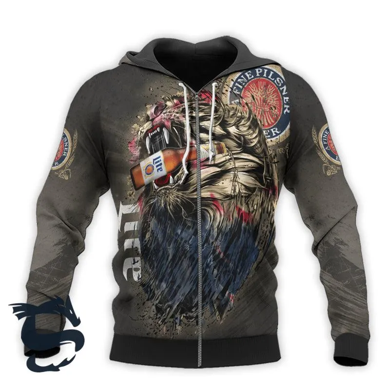 The Roaring Lion Miller Lite Hoodie & Zip Hoodie