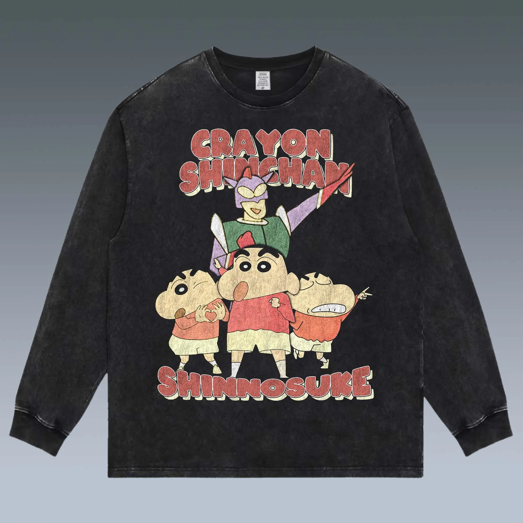 VINTAGE LONG SLEEVE TEE | CRAYON SHIN-CHAN