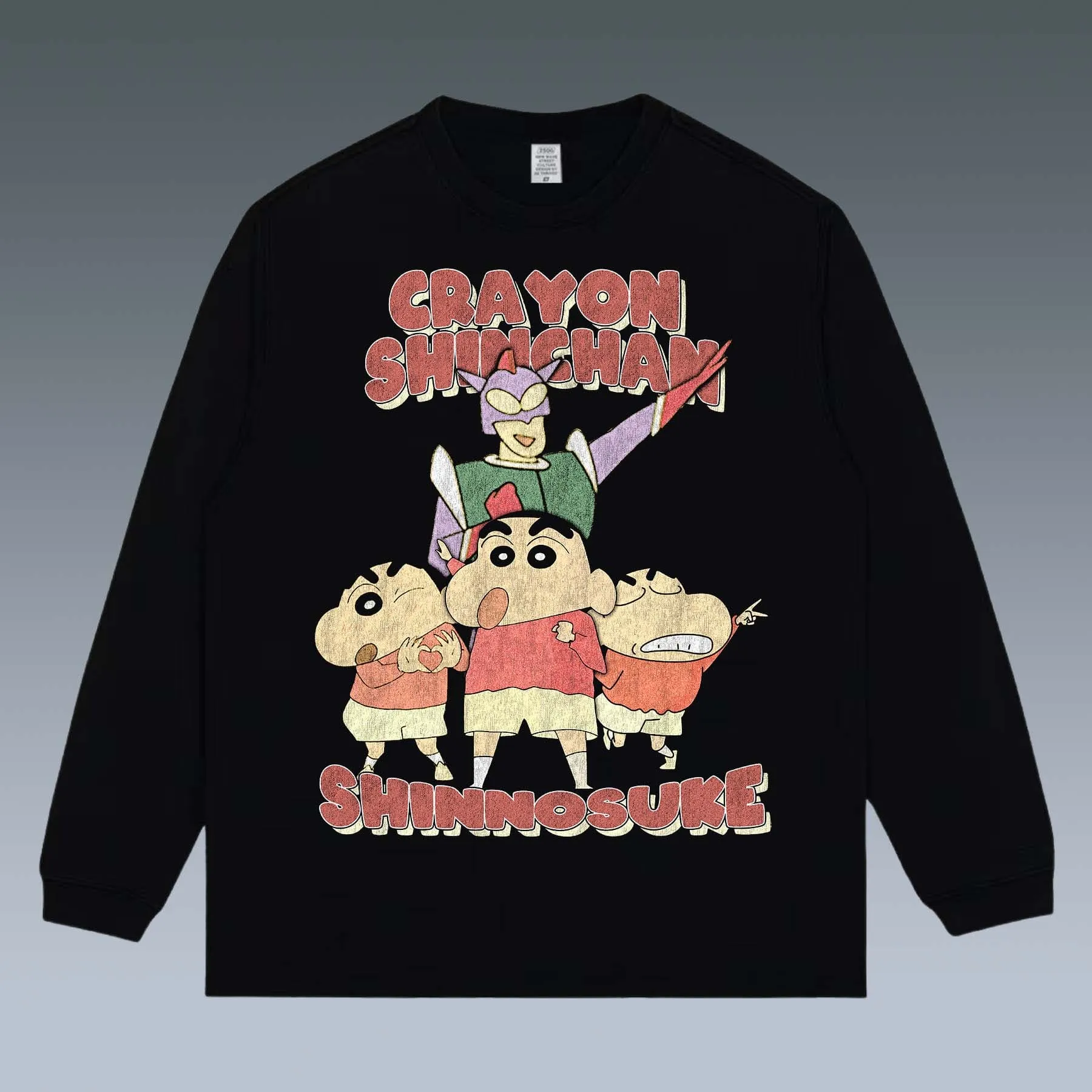 VINTAGE LONG SLEEVE TEE | CRAYON SHIN-CHAN