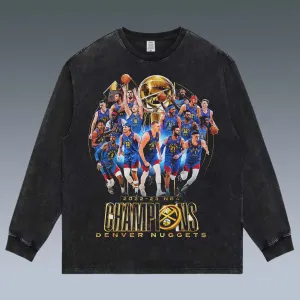 VINTAGE LONG SLEEVE TEE | NIKOLA JOKIC& DENVER NUGGETS