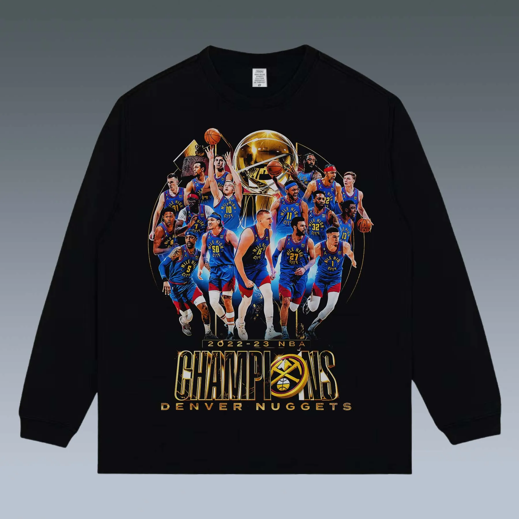 VINTAGE LONG SLEEVE TEE | NIKOLA JOKIC& DENVER NUGGETS