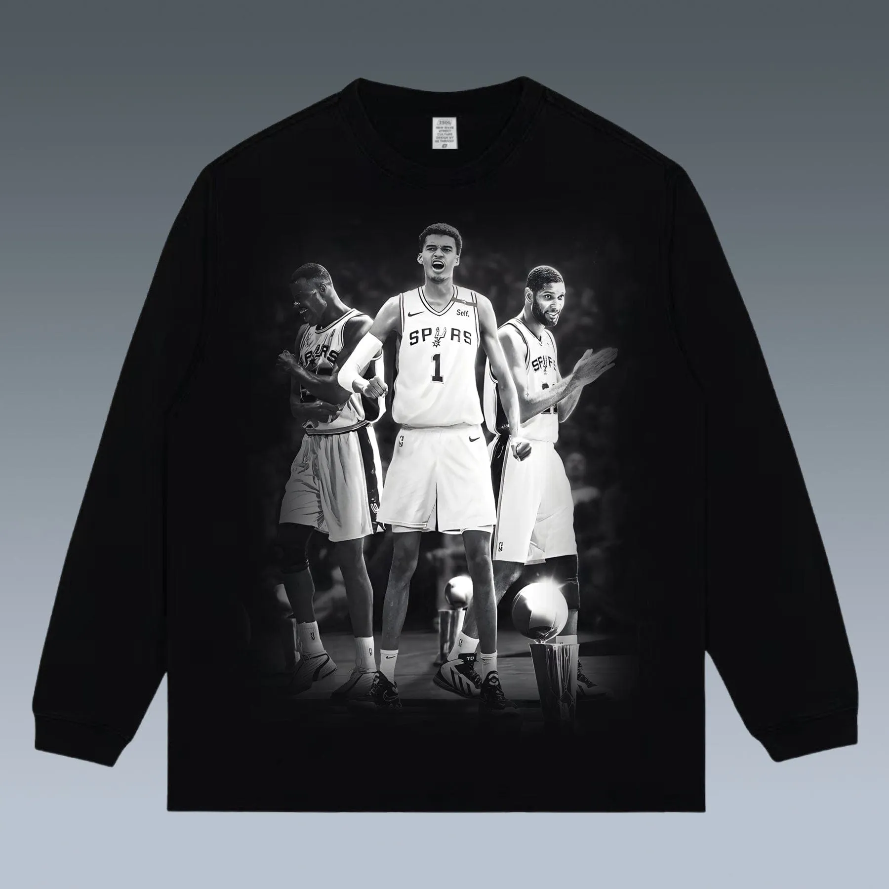 VINTAGE LONG SLEEVE TEE | SPURS-WEMBY