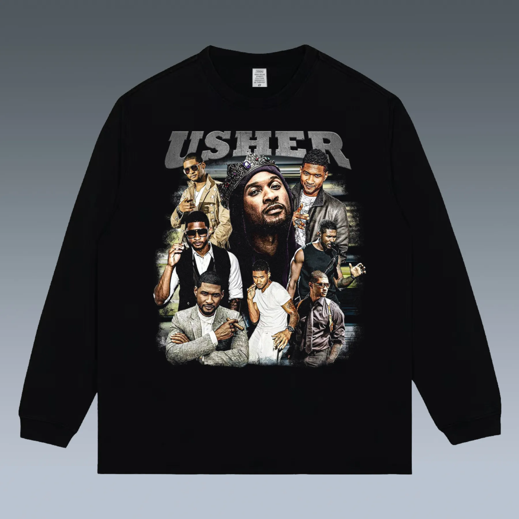 VINTAGE LONG SLEEVE TEE | USHER