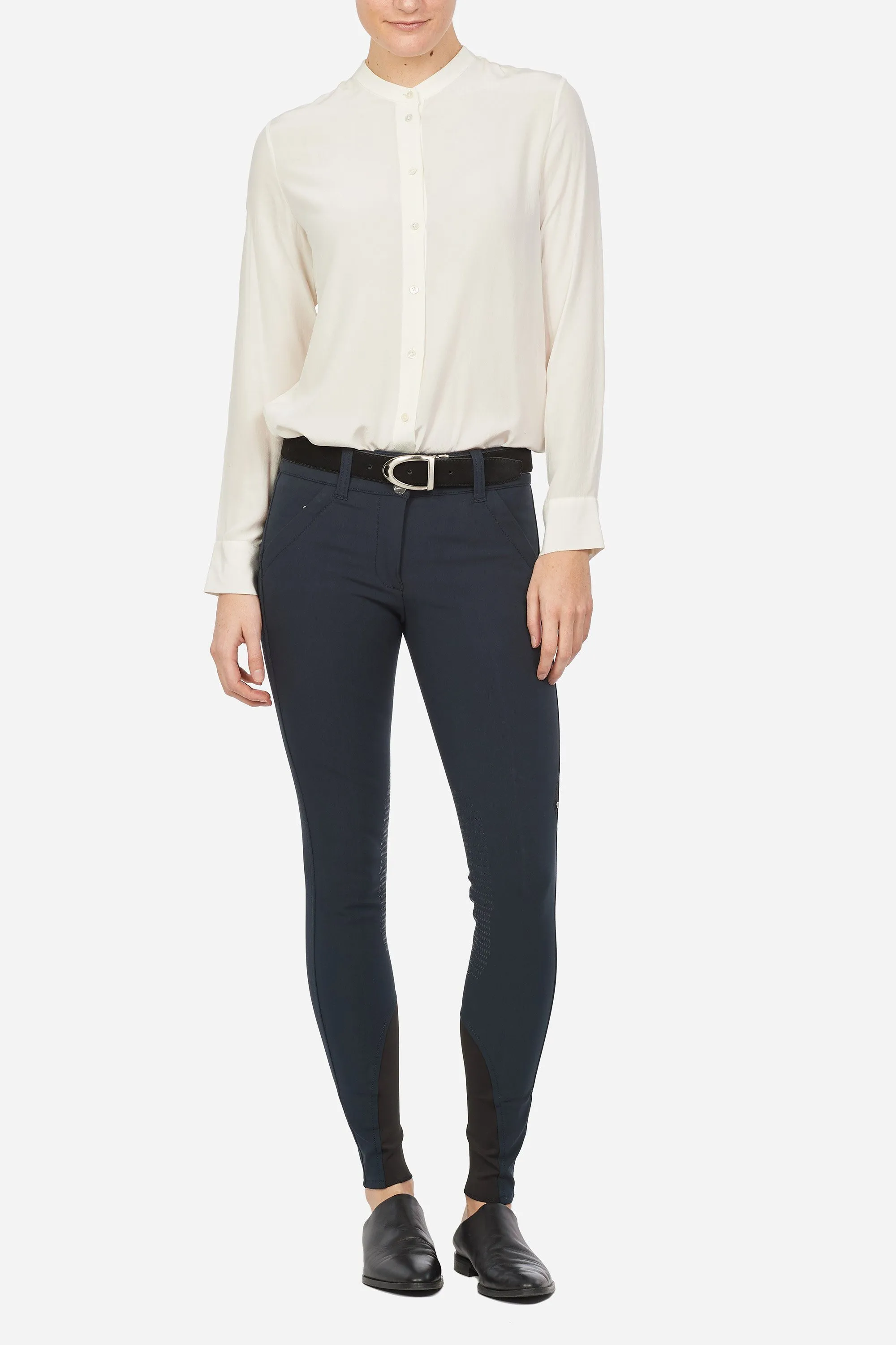 X Shape Knee Grip Breech - Navy