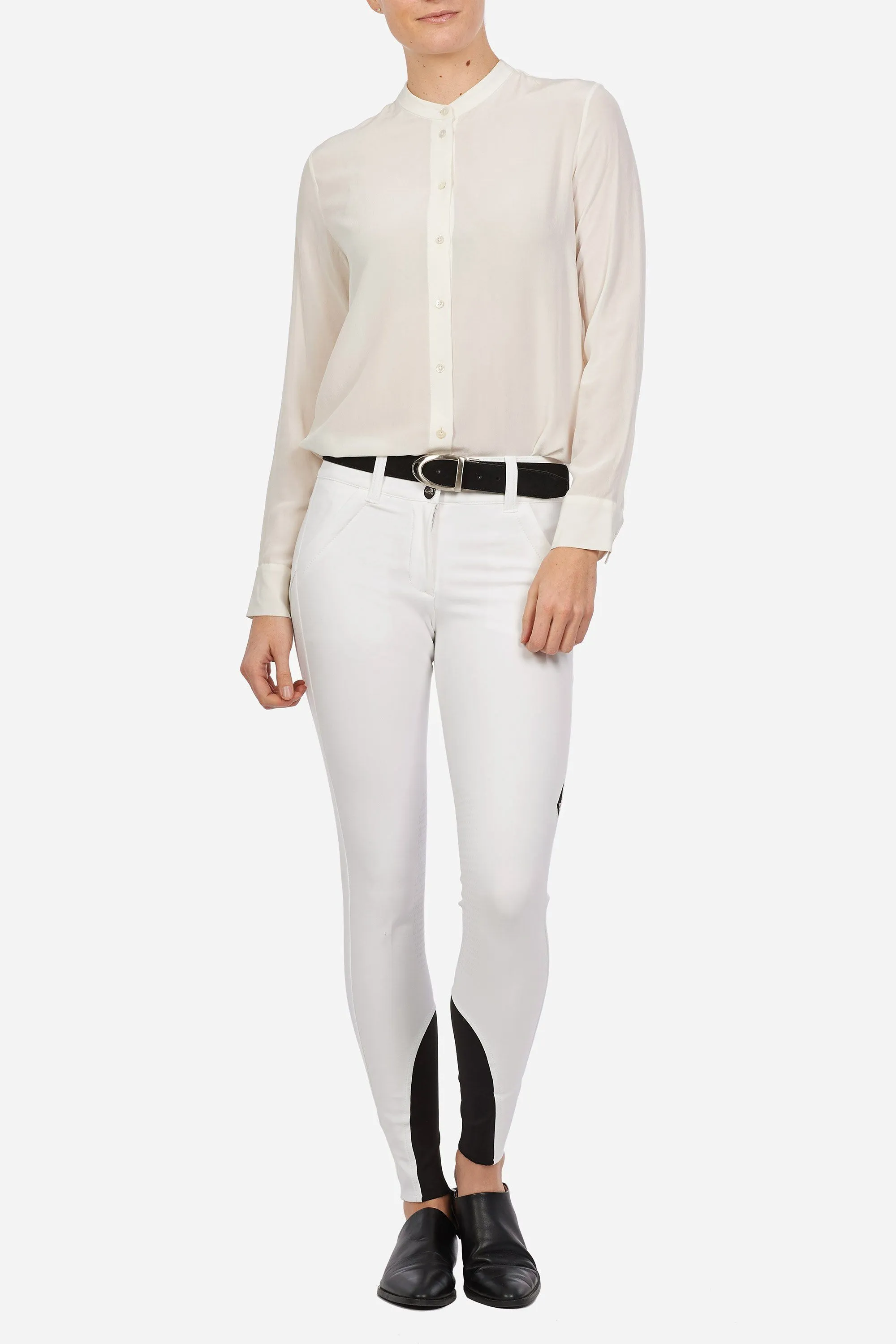 X Shape Knee Grip Breech - White